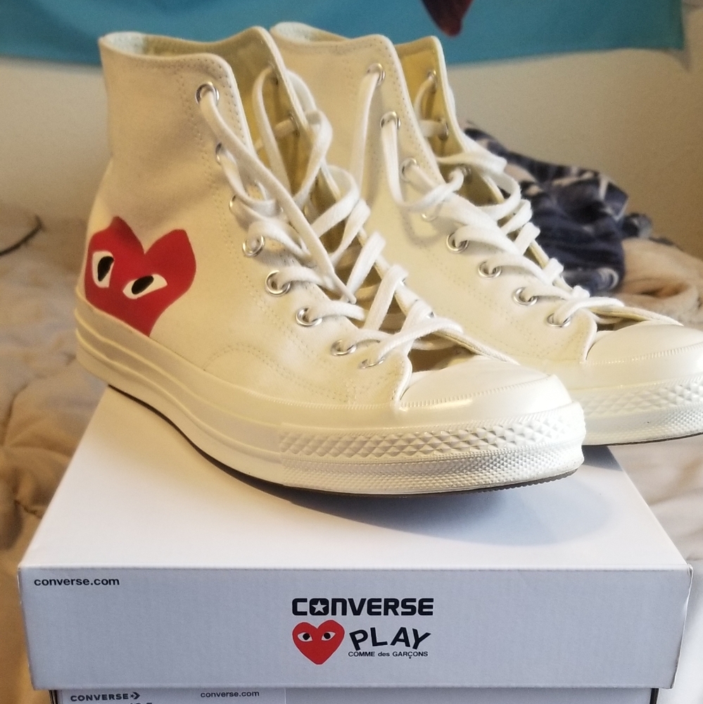 Comme des Garçon Converse high top white